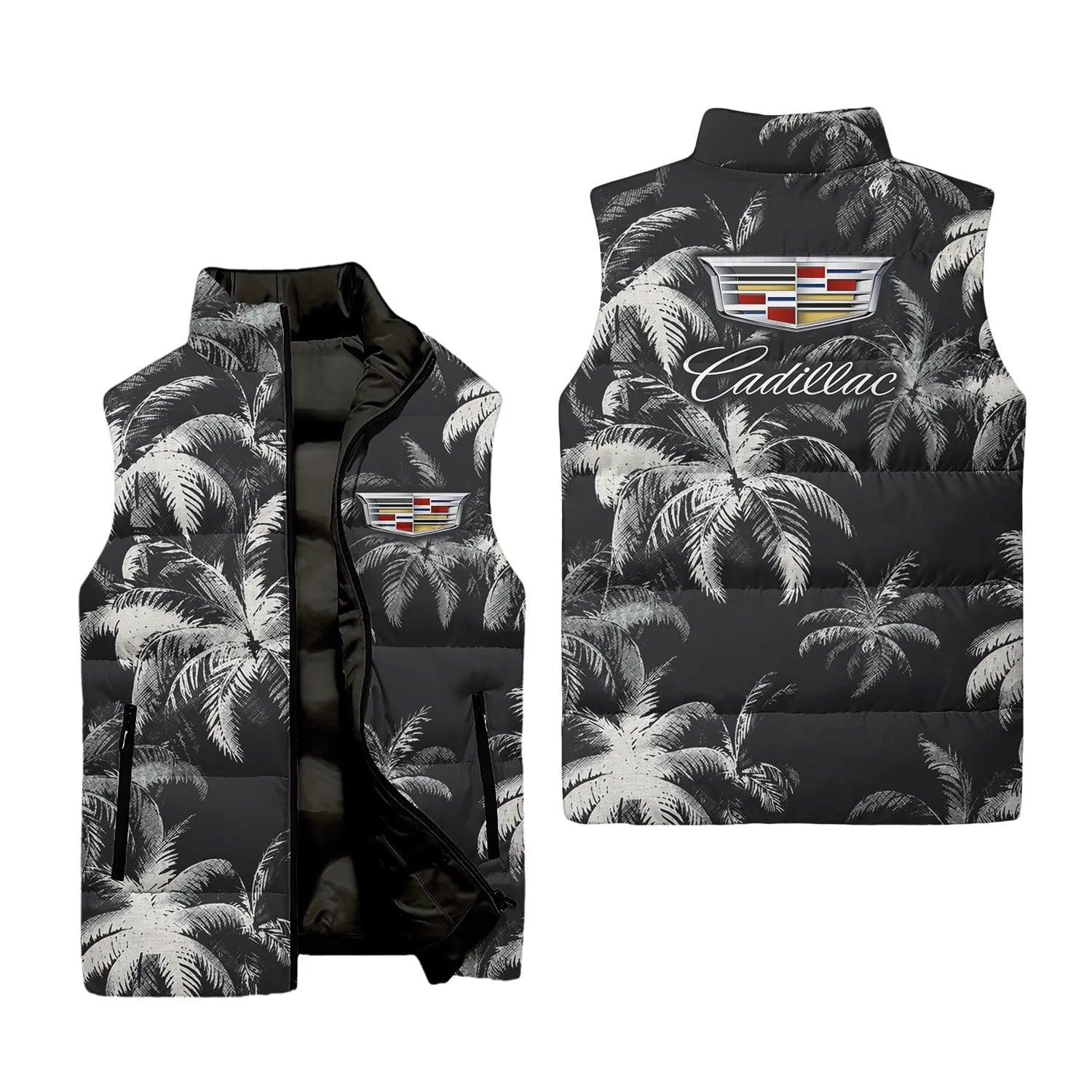 Cadillac Sleeveless Puffer Jacket SC112