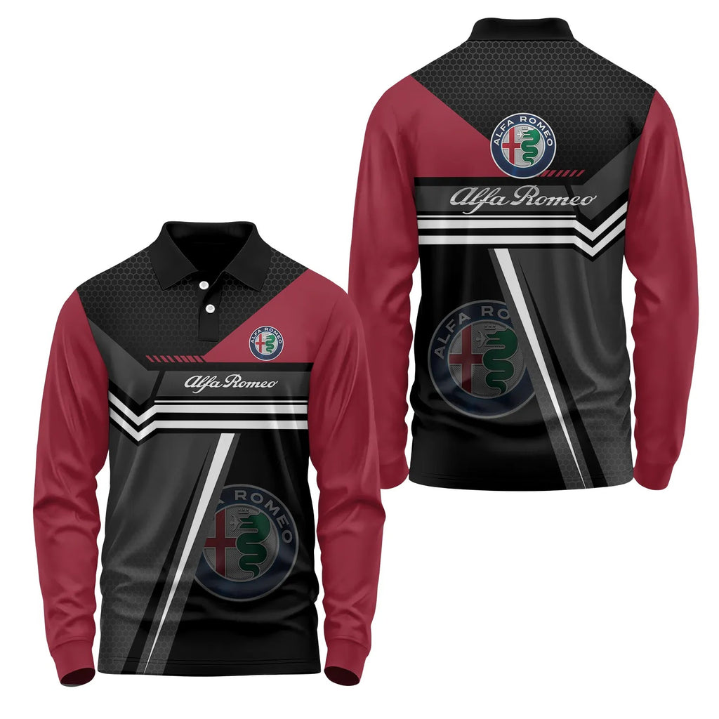 Alfa Romeo Long Sleeve Polo SC071