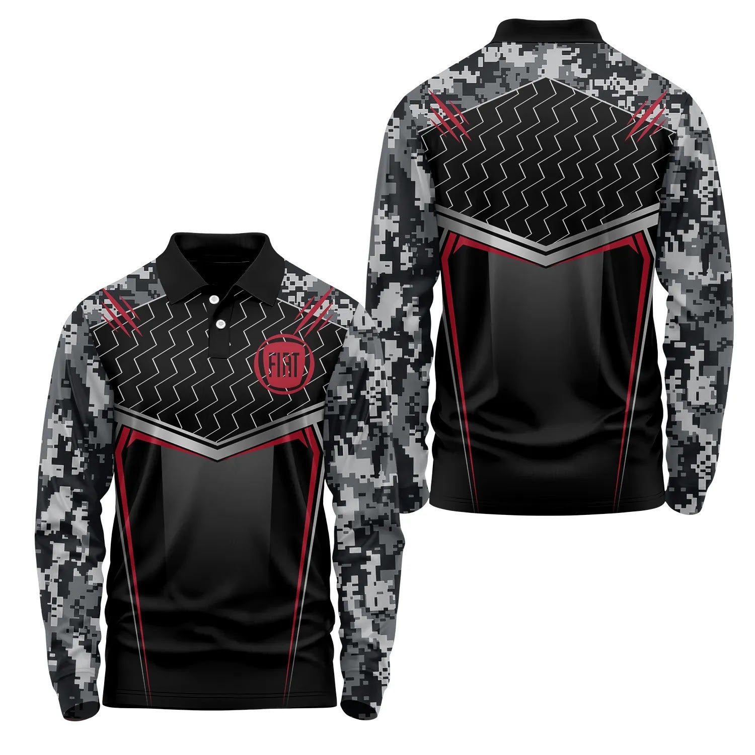 Fiat Long Sleeve Polo SC115