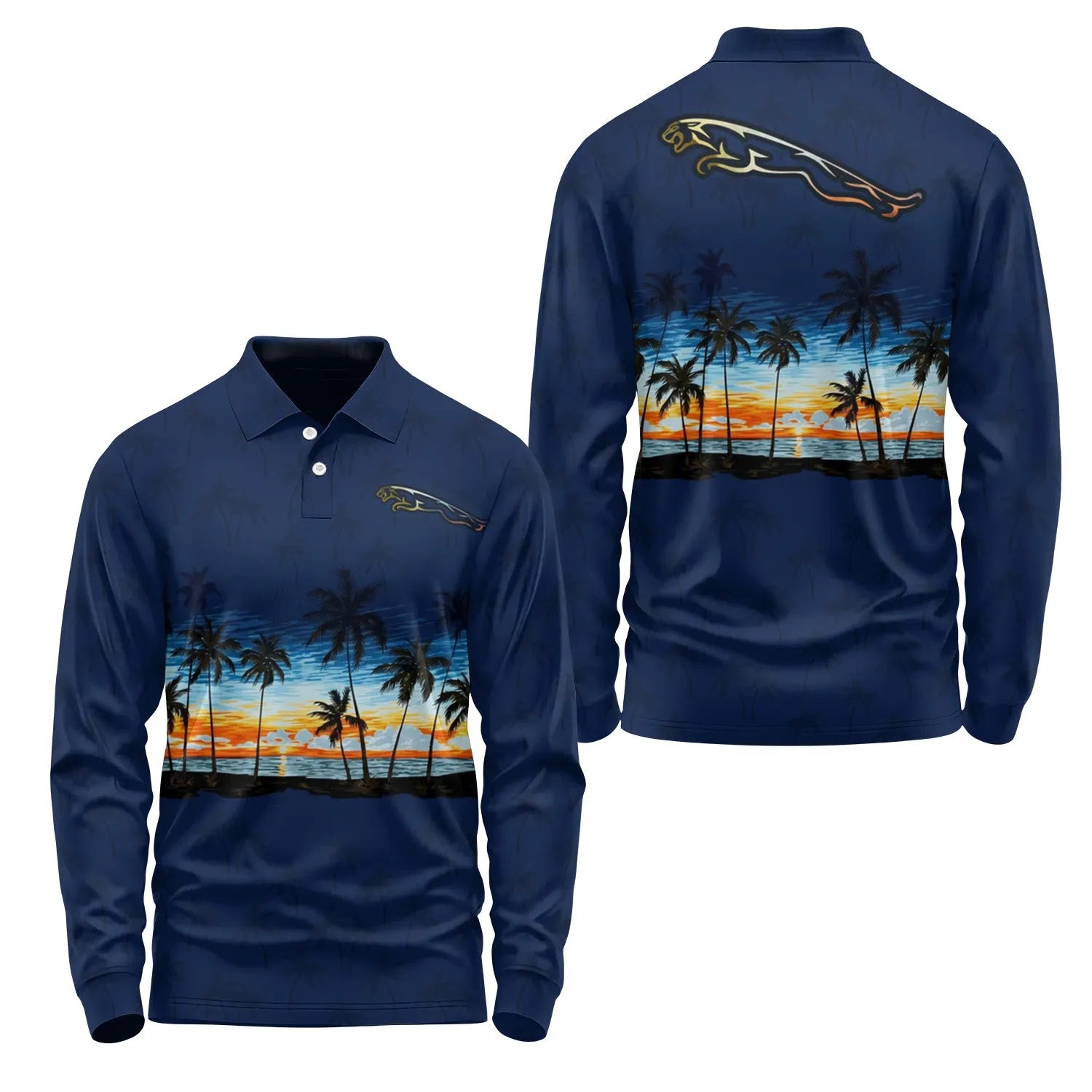 Jaguar Long Sleeve Polo SHW017