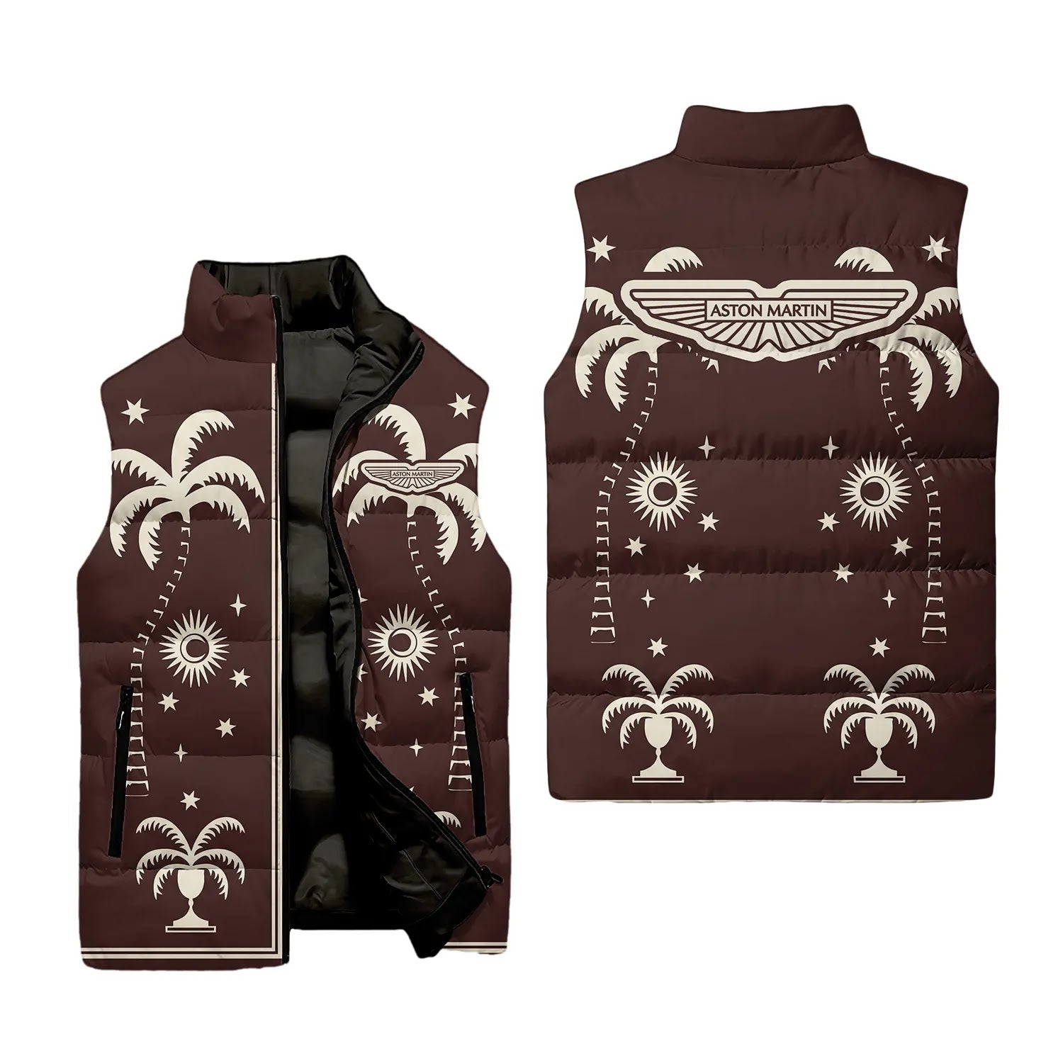 Aston Martin Sleeveless Puffer Jacket SHW066