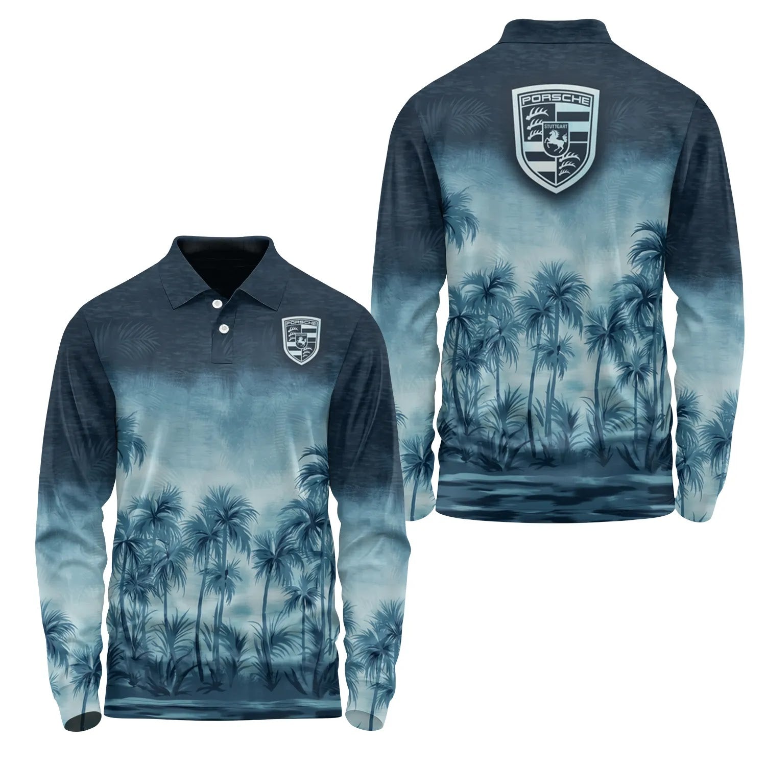 Porsche Long Sleeve Polo SHW021