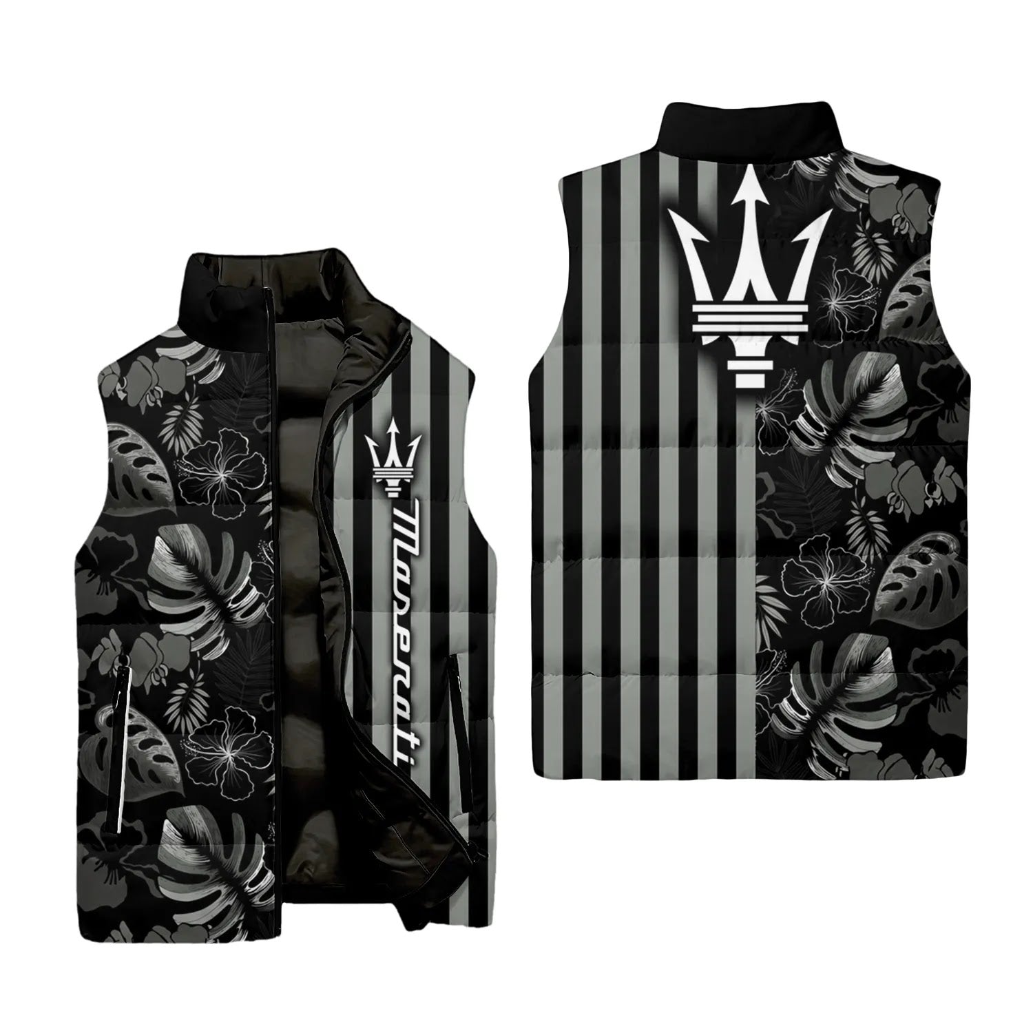 Maserati Sleeveless Puffer Jacket SHW040