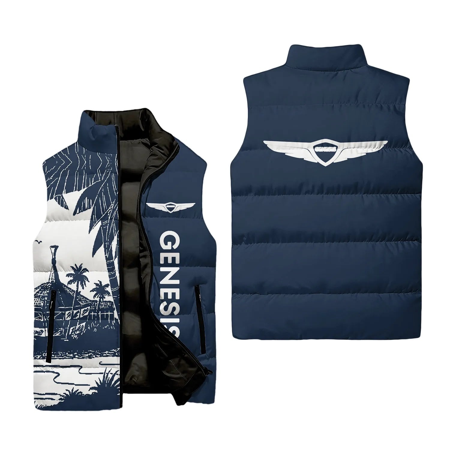 Genesis Sleeveless Puffer Jacket SHW031
