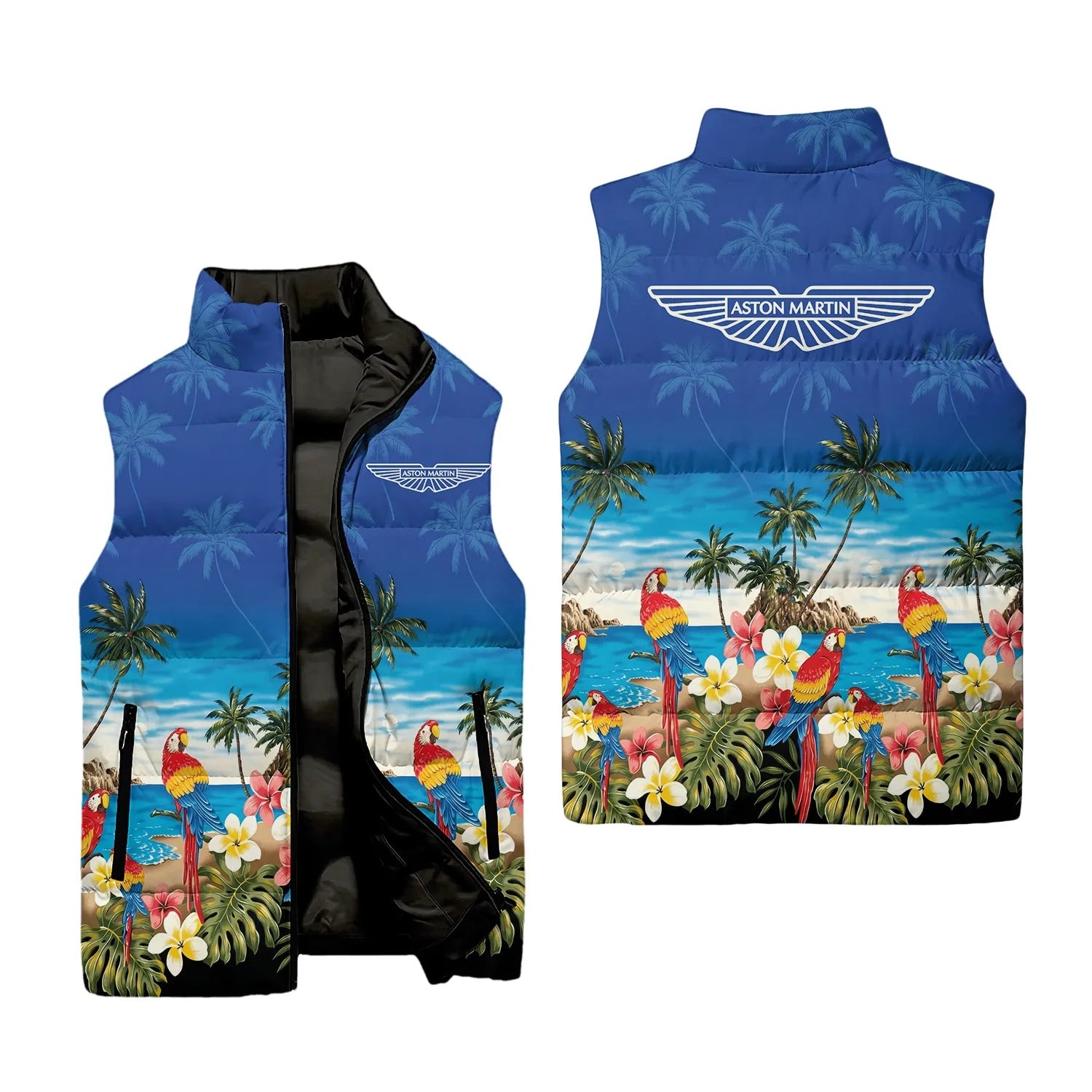 Aston Martin Sleeveless Puffer Jacket SHW005