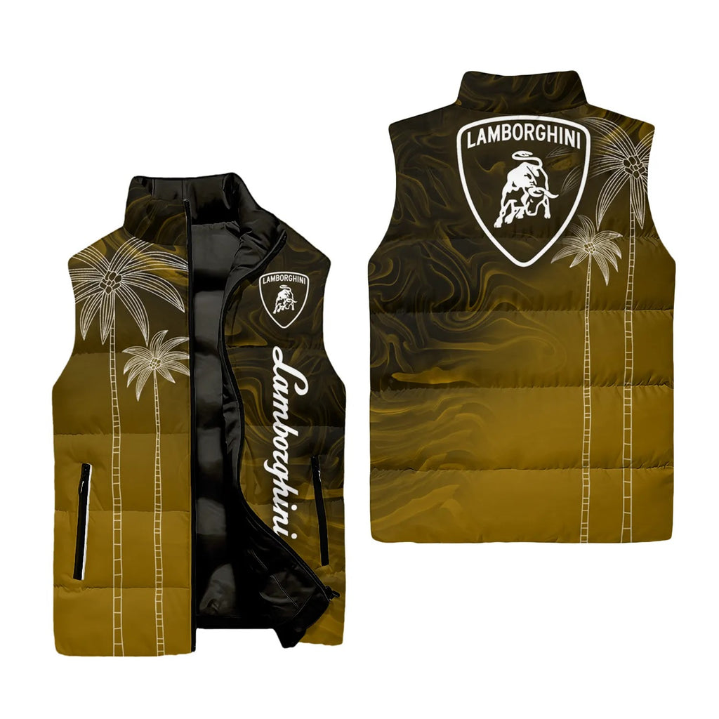 Lamborghini Sleeveless Puffer Jacket SHW070