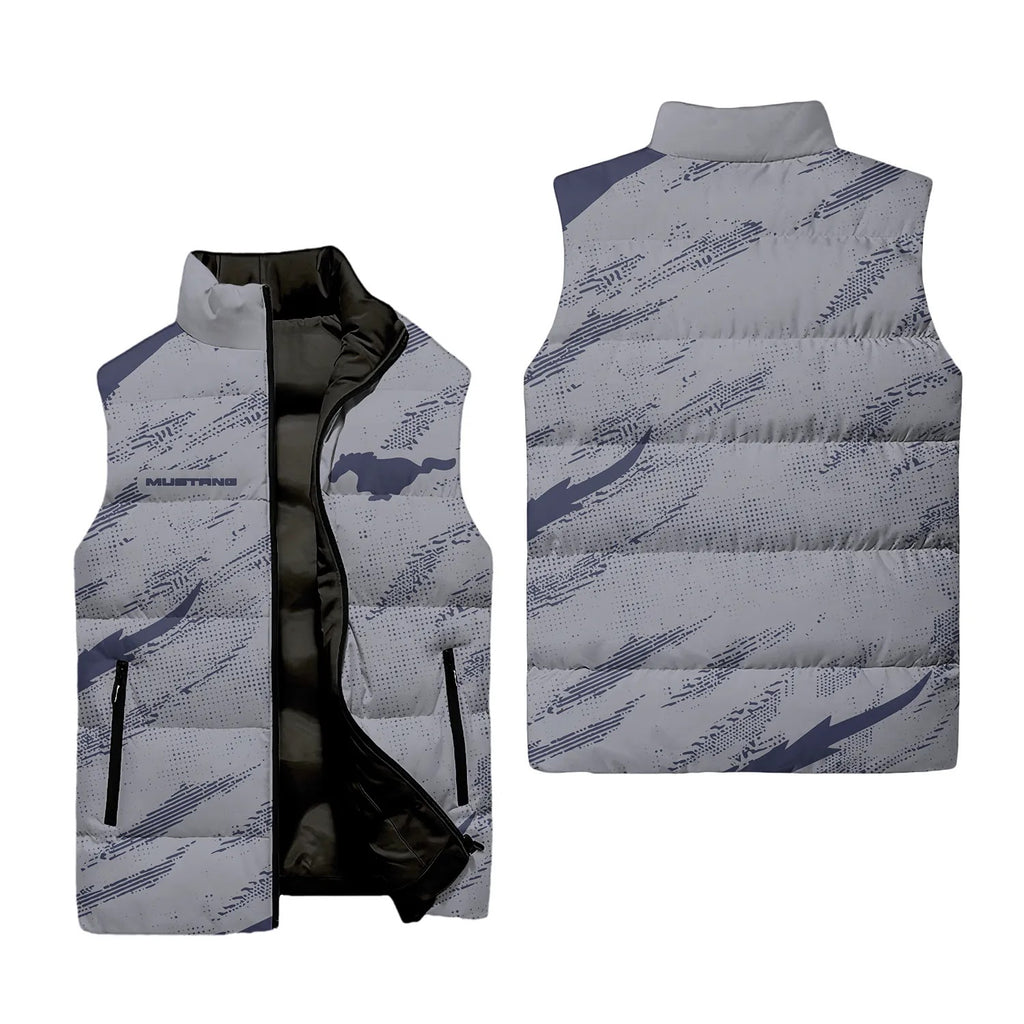 Ford Mustang Sleeveless Puffer Jacket SC101