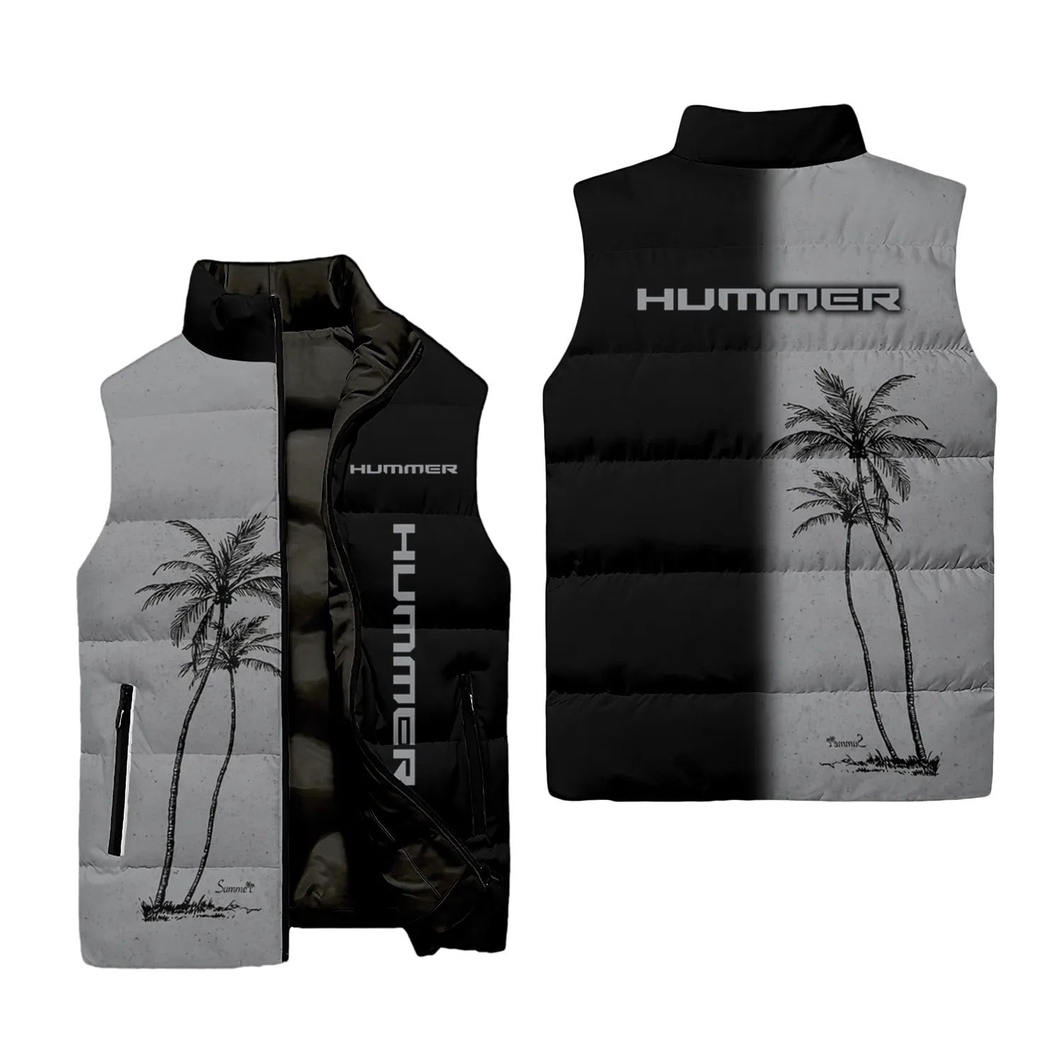 Hummer Sleeveless Puffer Jacket SHW037