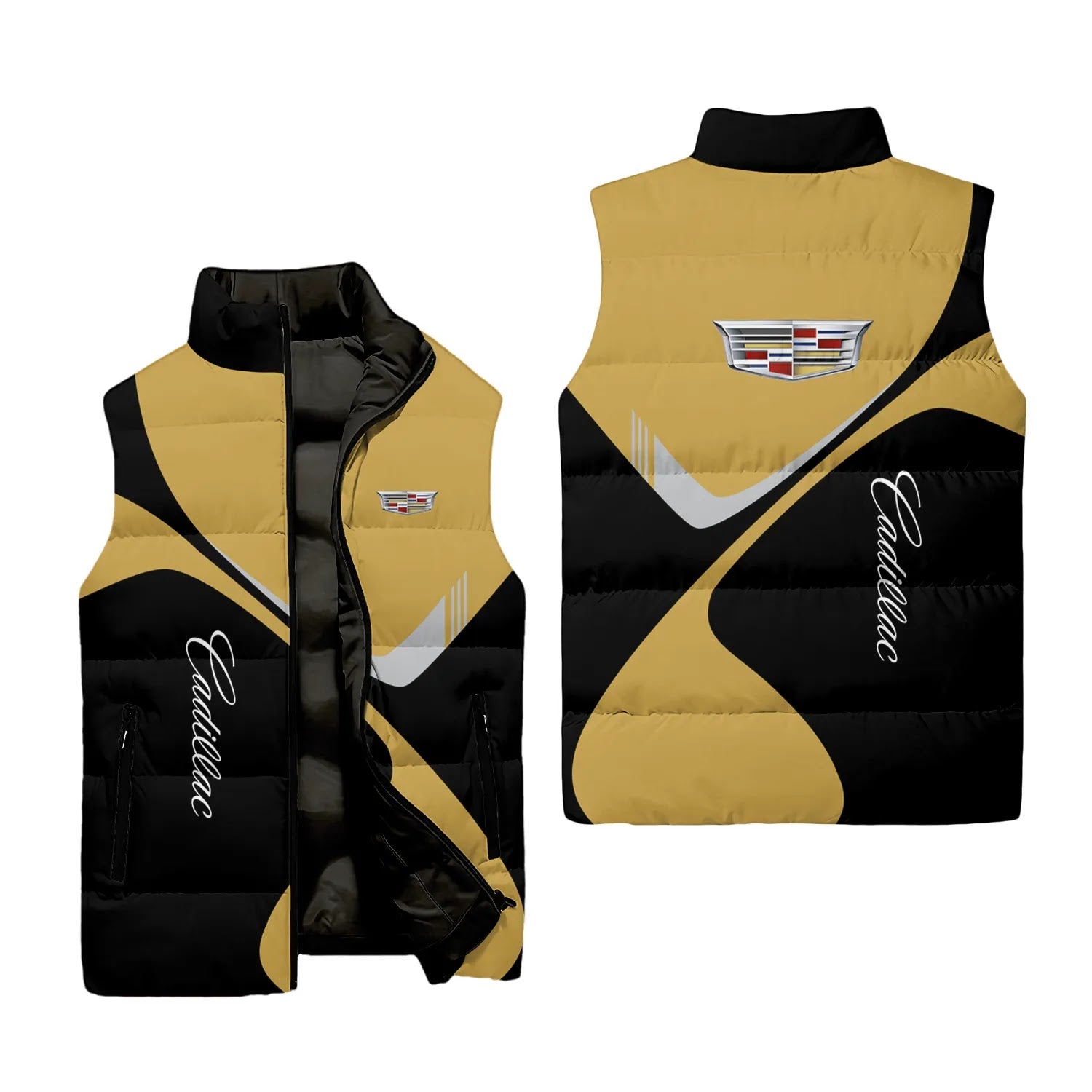 Cadillac Sleeveless Puffer Jacket SC058