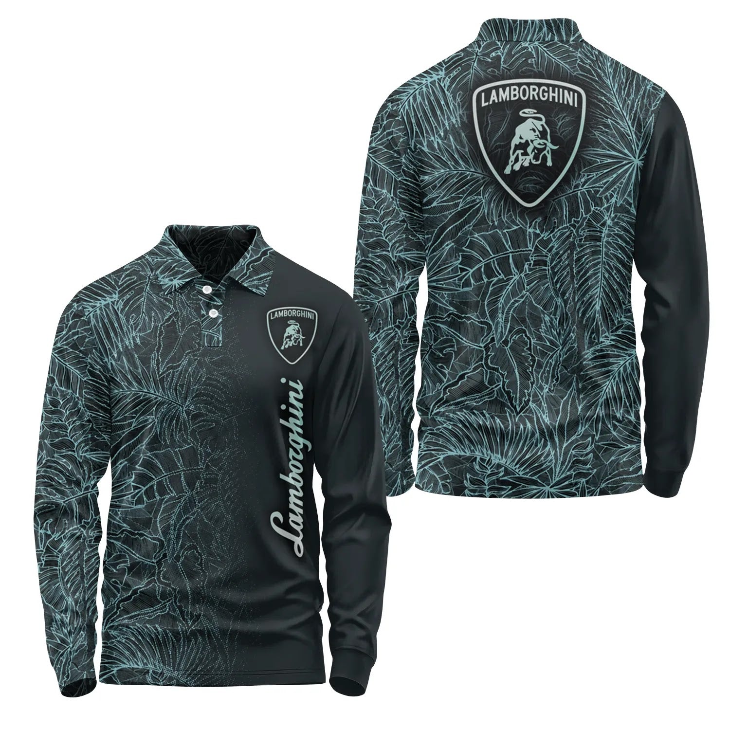 Lamborghini Long Sleeve Polo SHW008