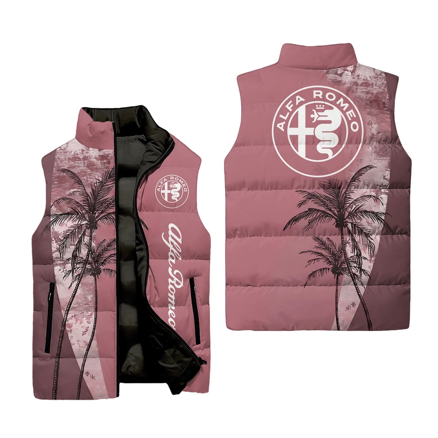 Alfa Romeo Sleeveless Puffer Jacket SHW071