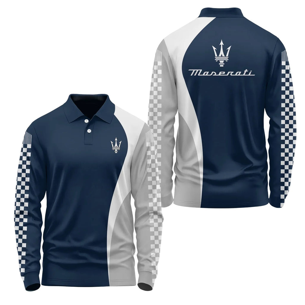 Maserati Long Sleeve Polo SC073