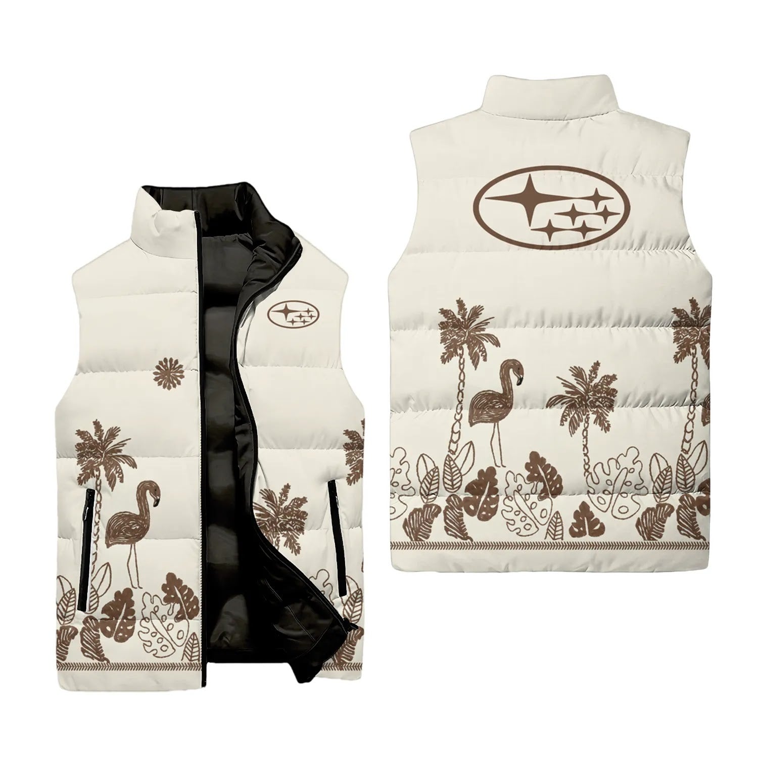 Subaru Sleeveless Puffer Jacket SHW044