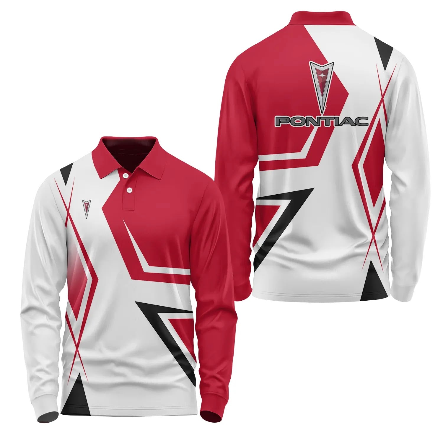 Pontiac Long Sleeve Polo SC080