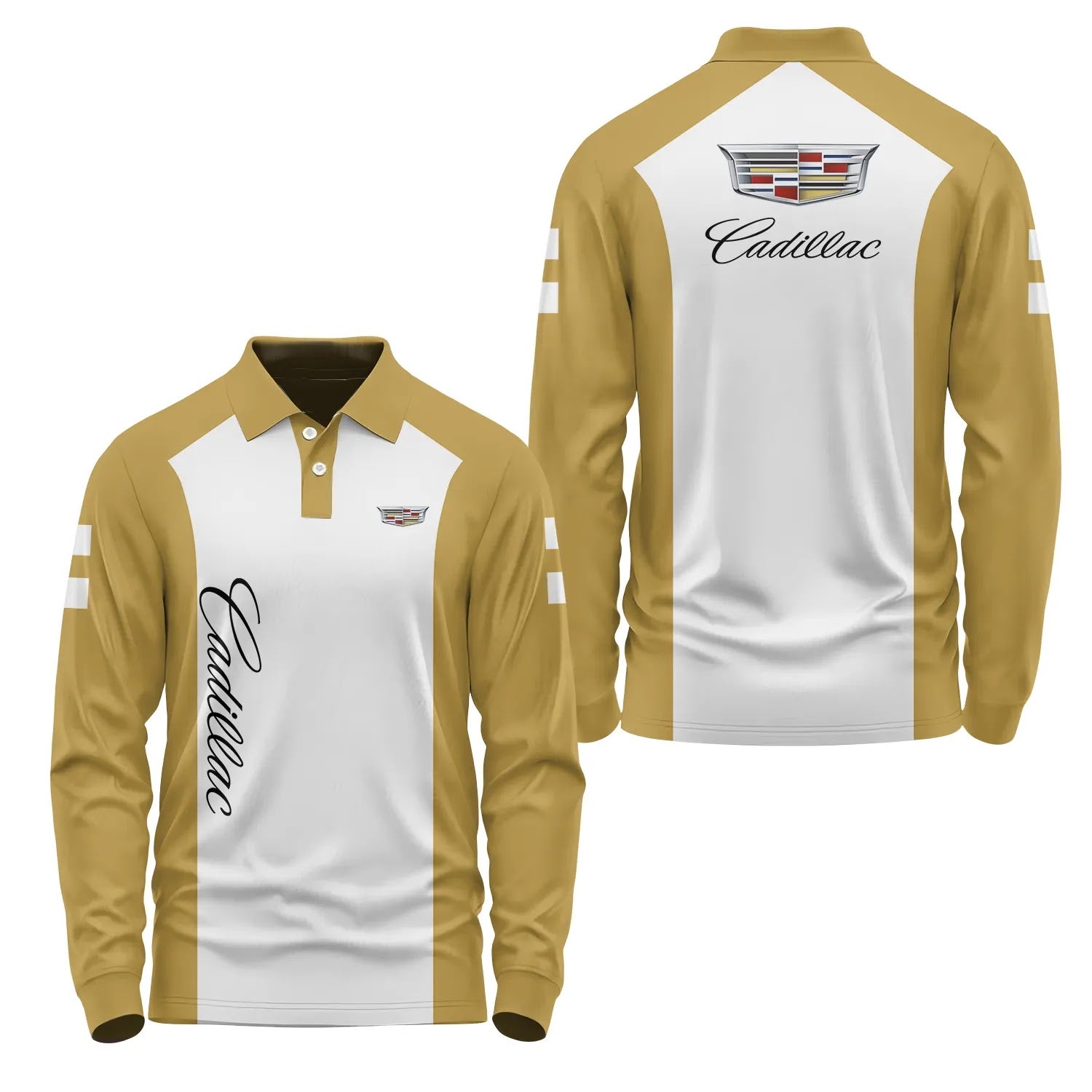 Cadillac Long Sleeve Polo SC078