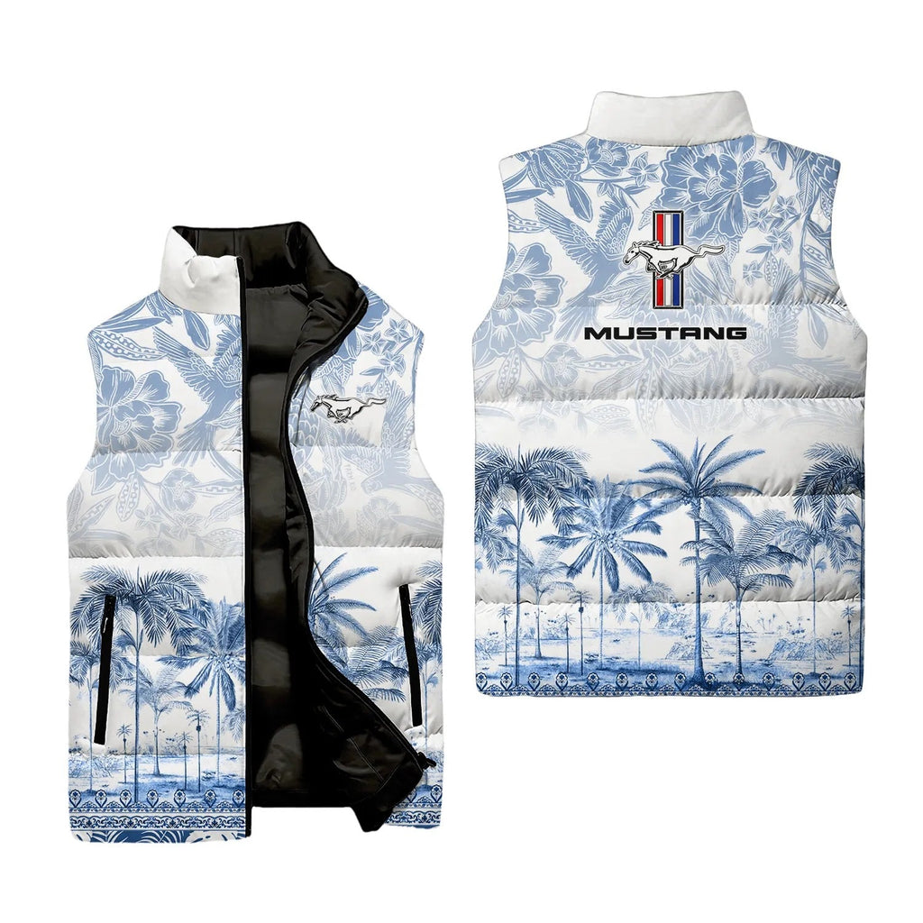 Ford Mustang Sleeveless Puffer Jacket SC045