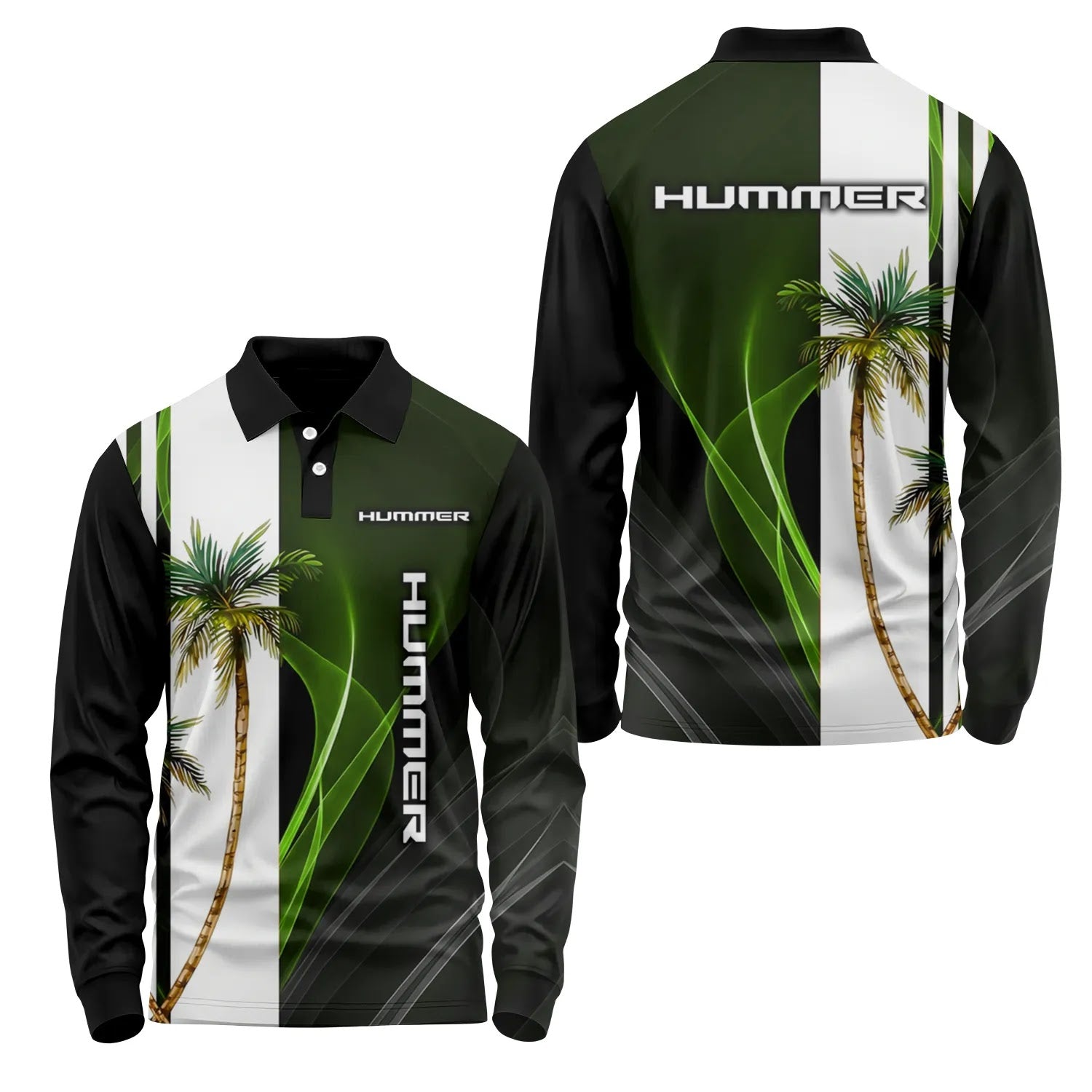 Hummer Long Sleeve Polo SHW036