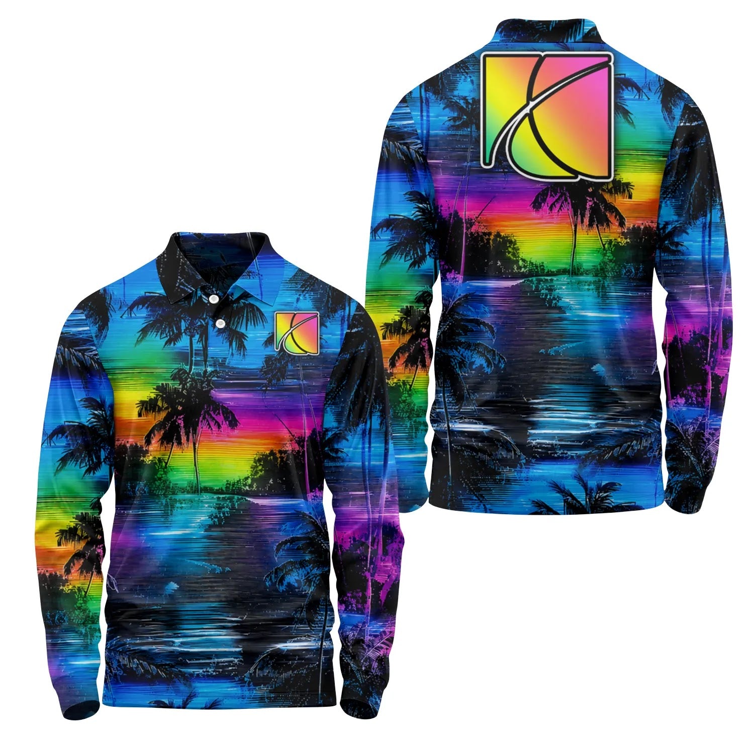 Saturn Long Sleeve Polo SHW055