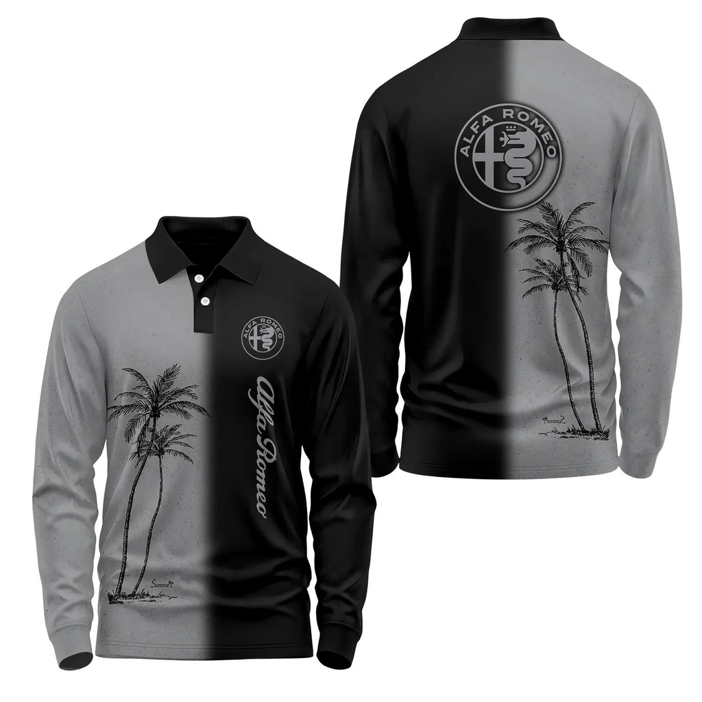 Alfa Romeo Long Sleeve Polo SHW037