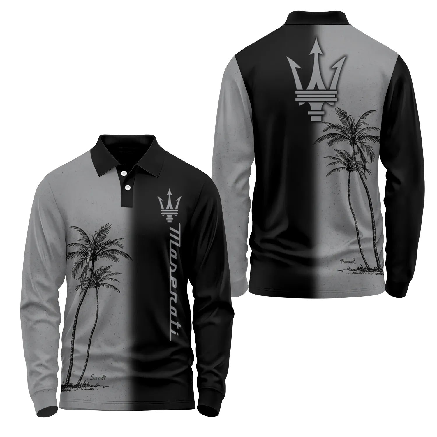 Maserati Long Sleeve Polo SHW037