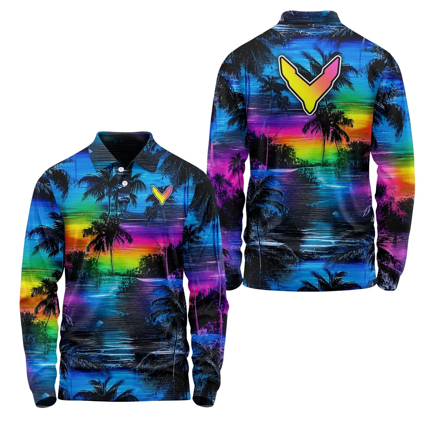 Corvette Long Sleeve Polo SHW055