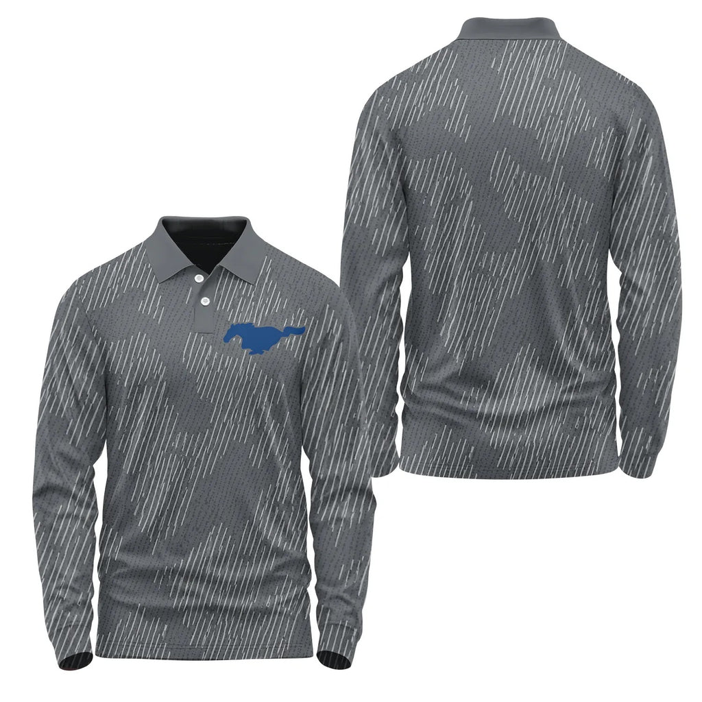 Ford Mustang Long Sleeve Polo SC114