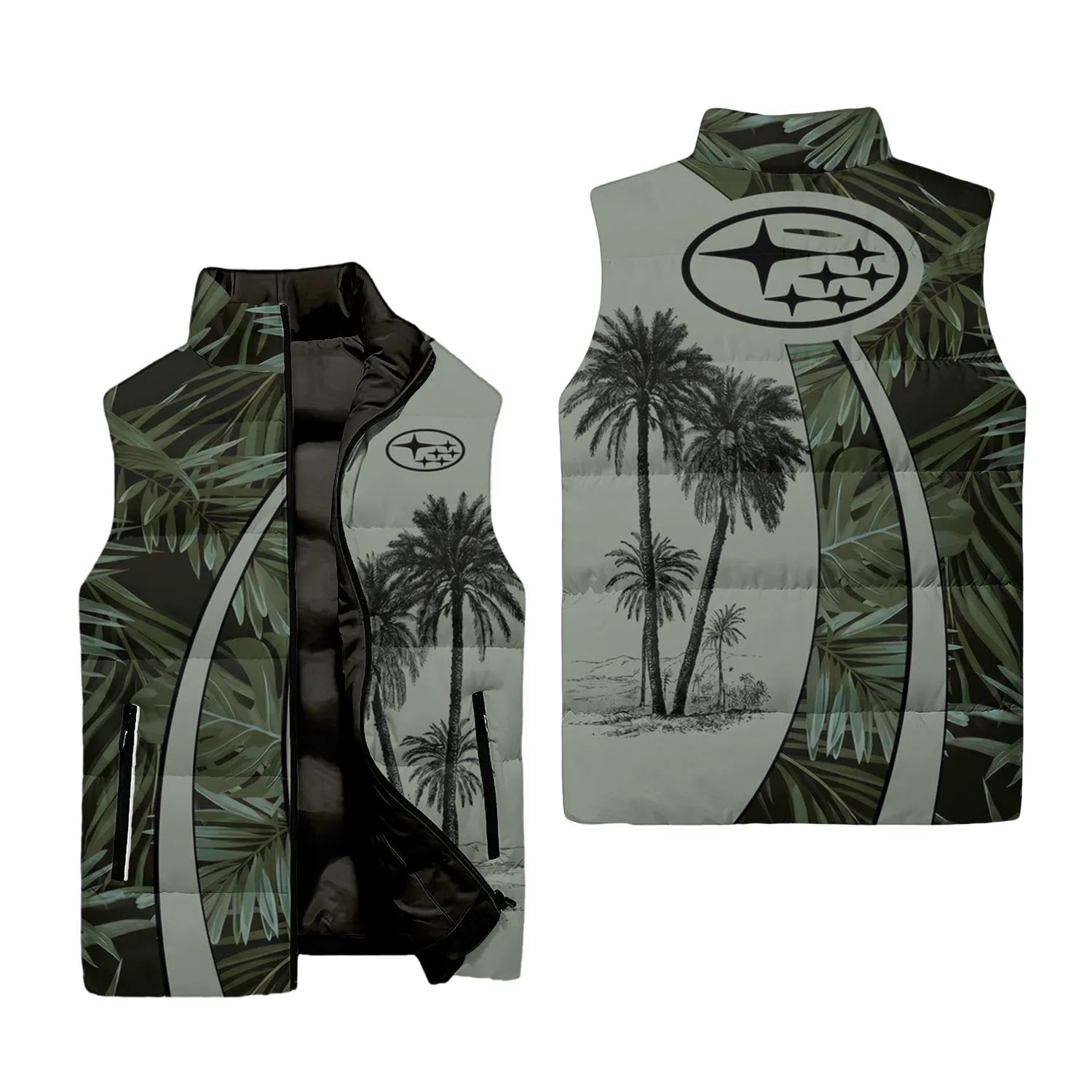 Subaru Sleeveless Puffer Jacket SHW063