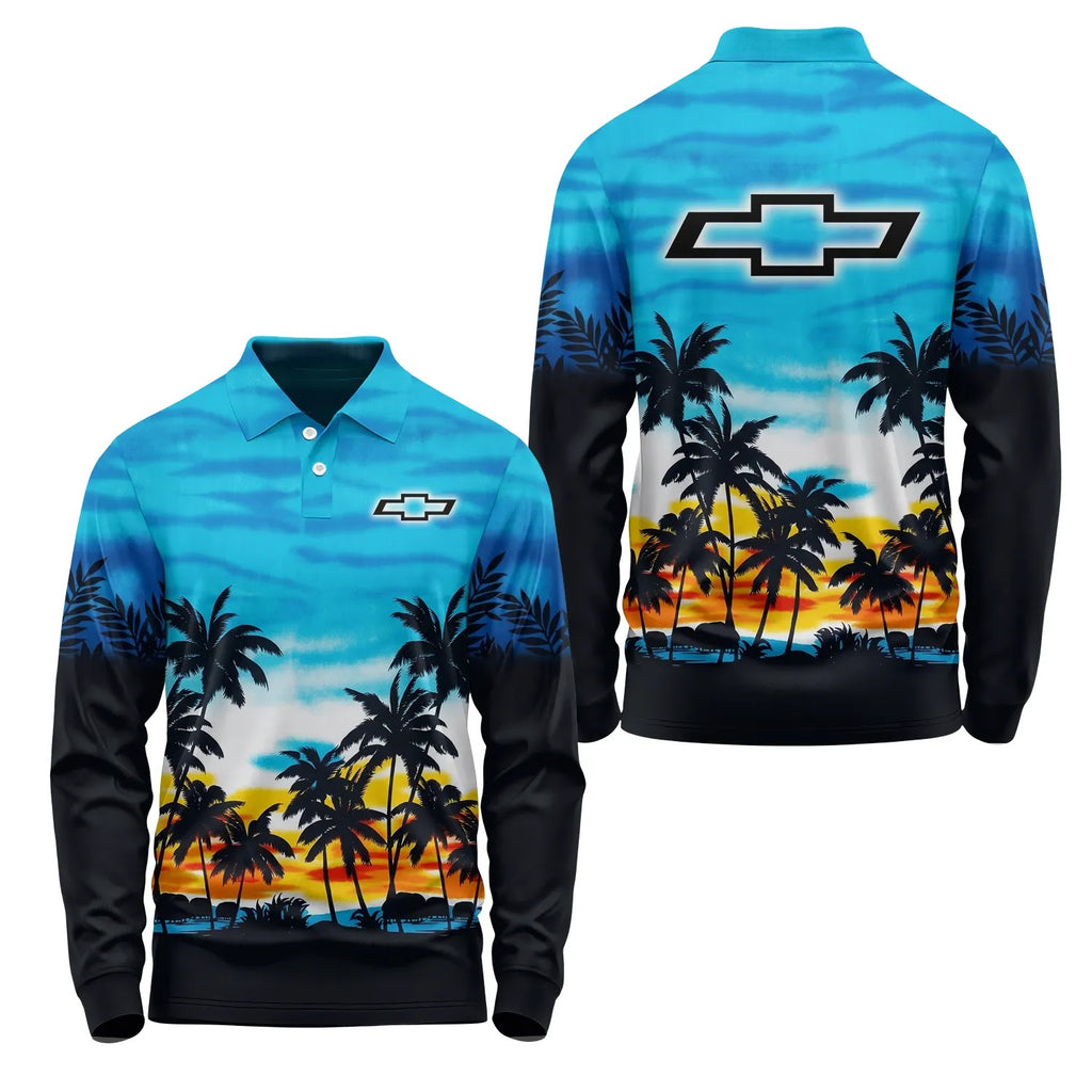 Chevrolet Long Sleeve Polo SHW051
