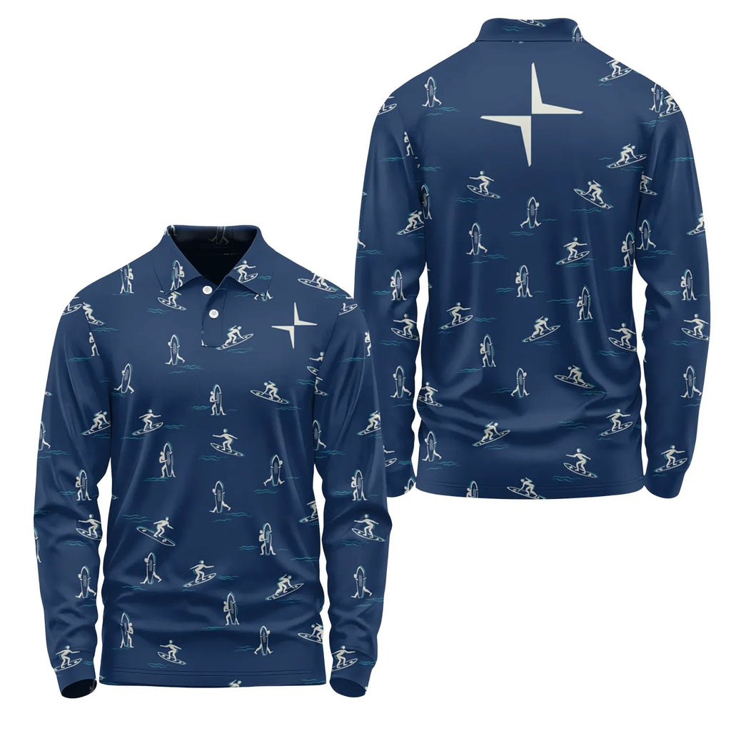 Polestar Long Sleeve Polo SHW011