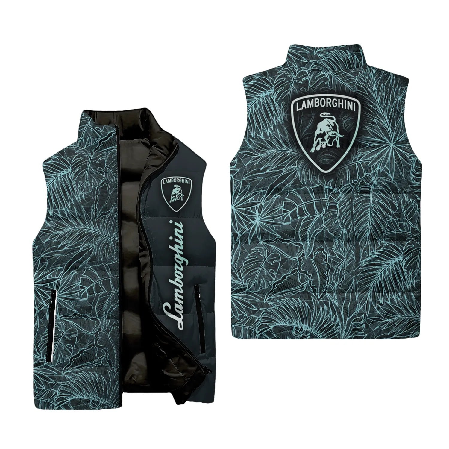 Lamborghini Sleeveless Puffer Jacket SHW008