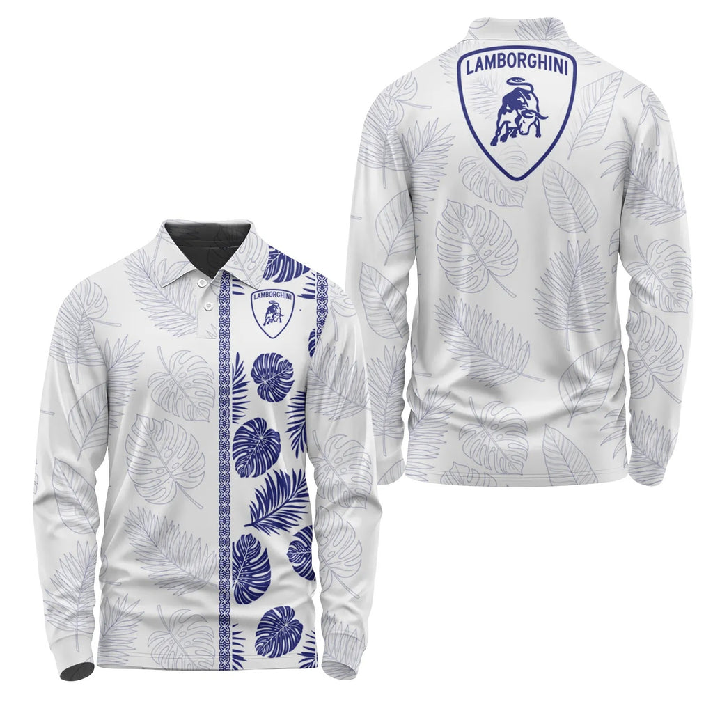 Lamborghini Long Sleeve Polo SHW023
