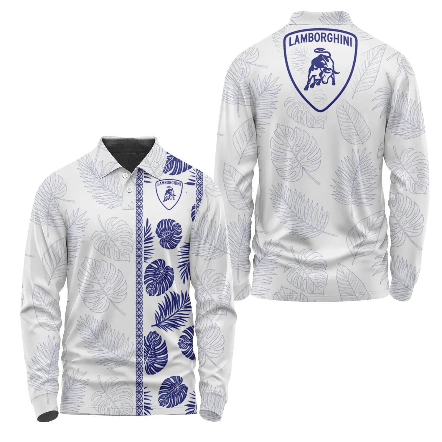 Lamborghini Long Sleeve Polo SHW023