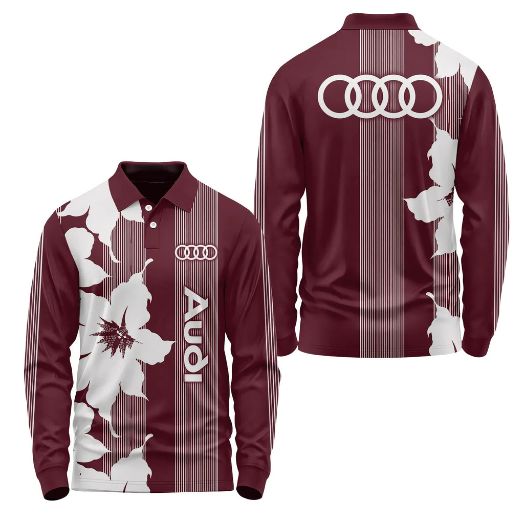 Audi Long Sleeve Polo SHW039
