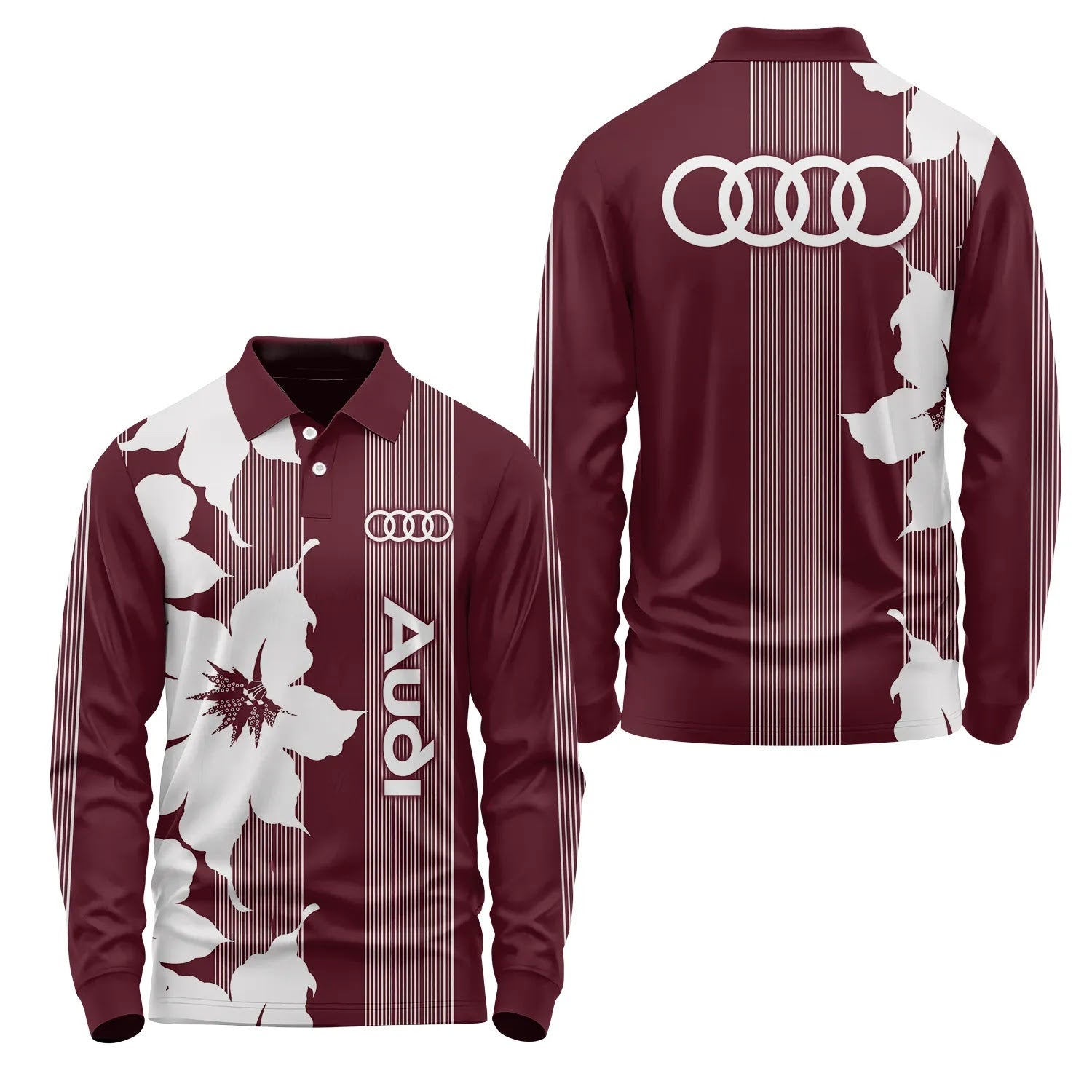Audi Long Sleeve Polo SHW039