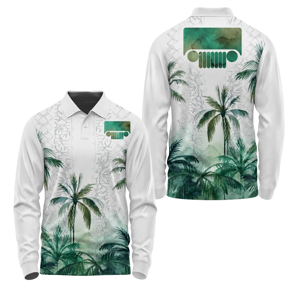Jeep Long Sleeve Polo SHW015