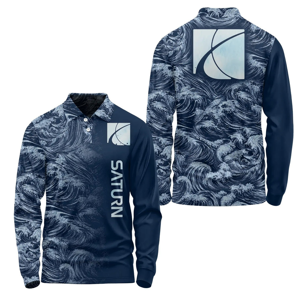 Saturn Long Sleeve Polo SHW010