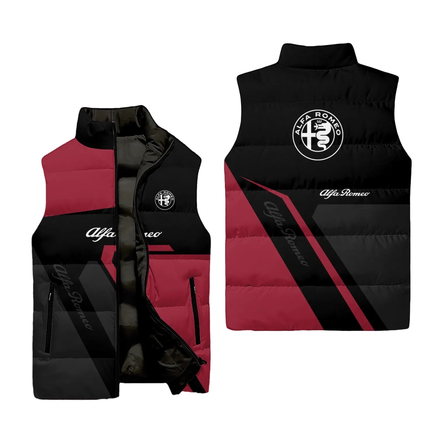 Alfa Romeo Sleeveless Puffer Jacket SC117