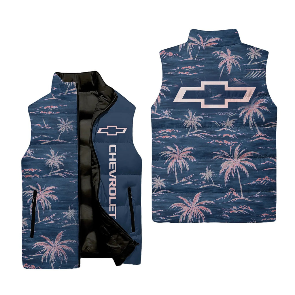 Chevrolet Sleeveless Puffer Jacket SHW013