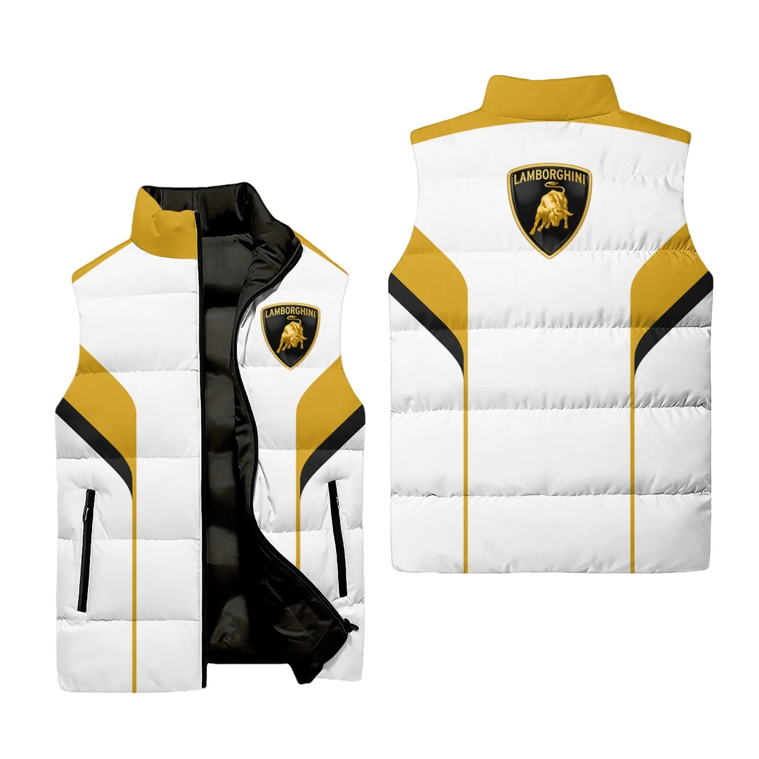 Lamborghini Sleeveless Puffer Jacket SC113
