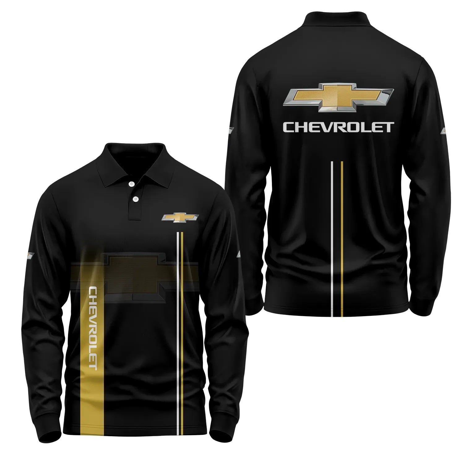 Chevrolet Long Sleeve Polo SC077