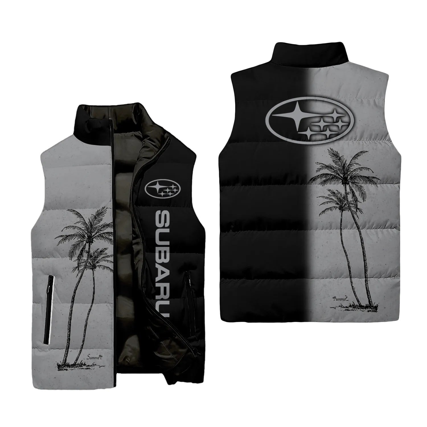 Subaru Sleeveless Puffer Jacket SHW037