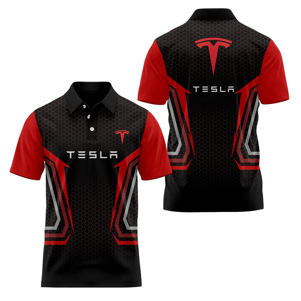 Tesla Short Sleeve Polo SC075
