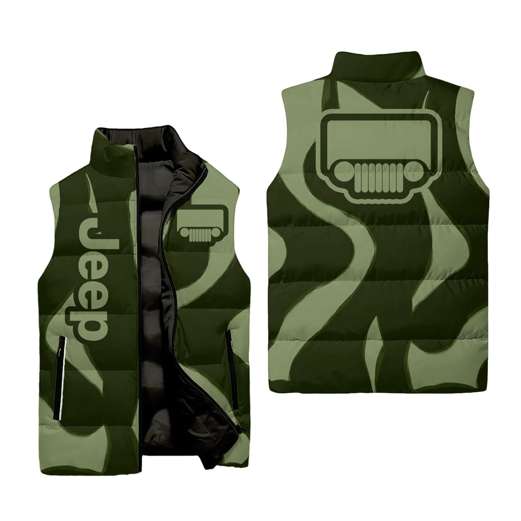 Jeep Sleeveless Puffer Jacket SHW068