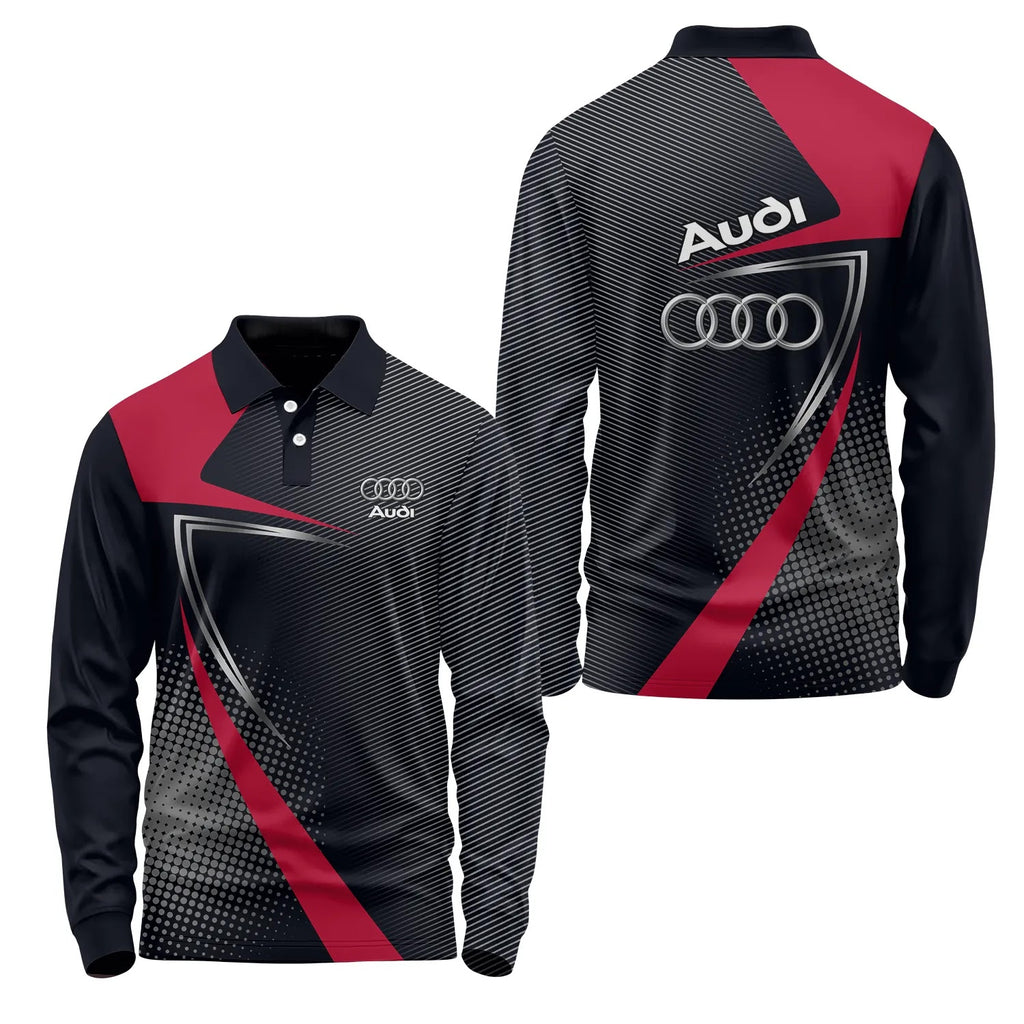 Audi Long Sleeve Polo SC059