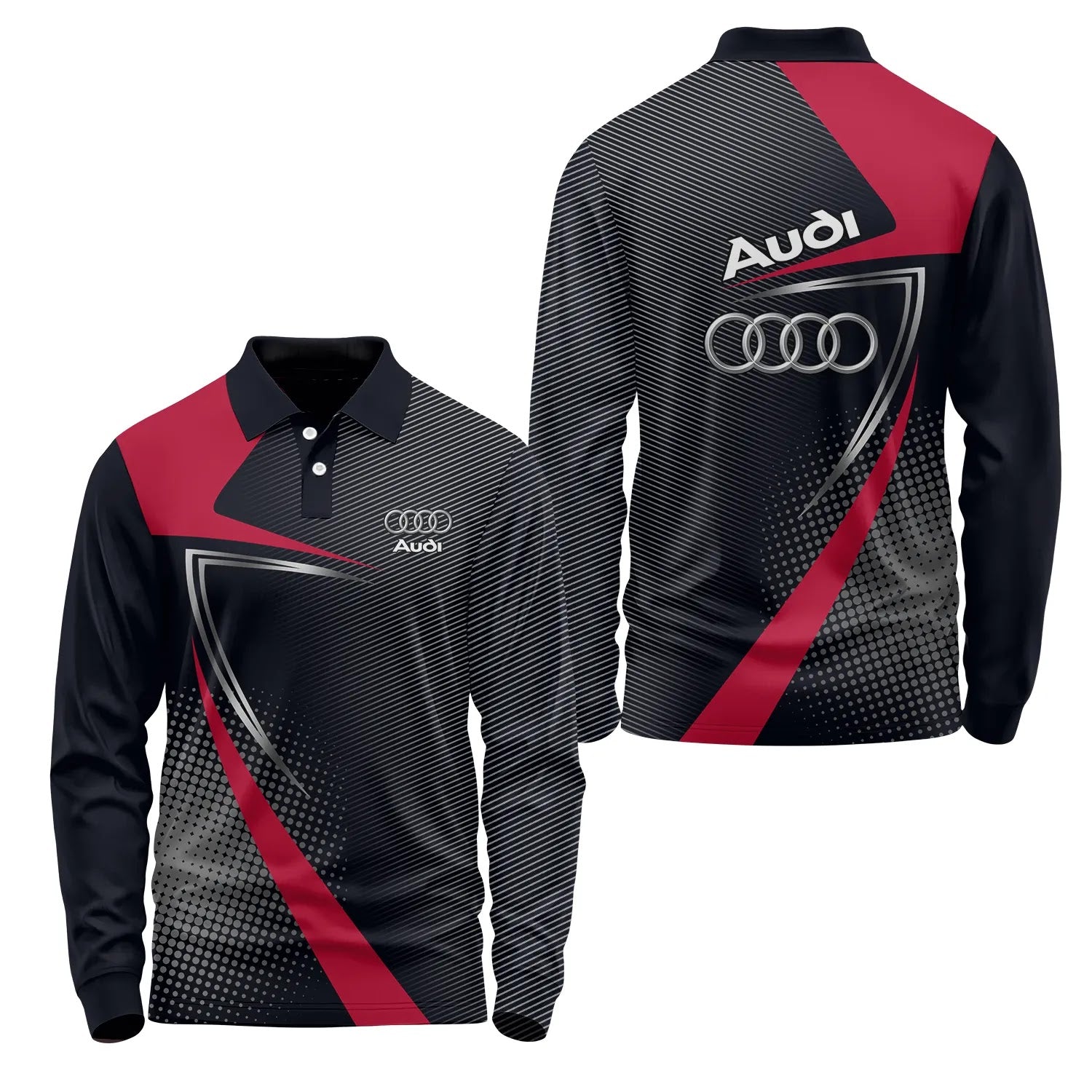 Audi Long Sleeve Polo SC059