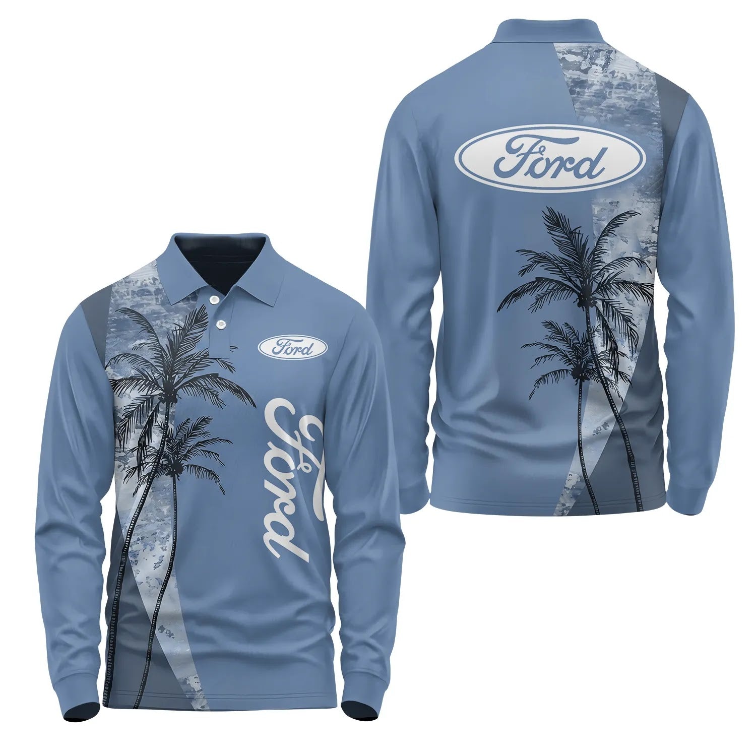Ford Long Sleeve Polo SHW071