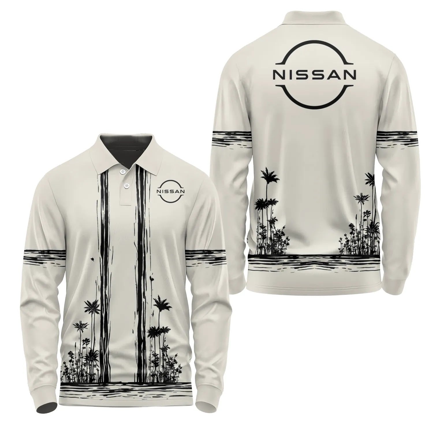 Nissan Long Sleeve Polo SHW043