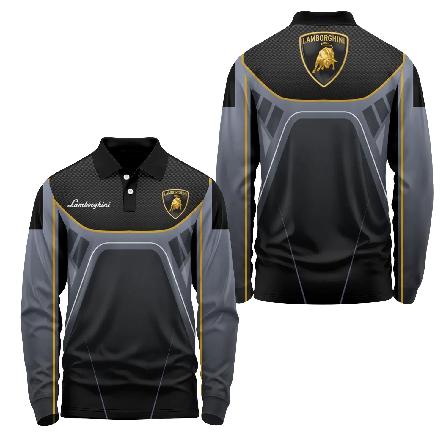Lamborghini Long Sleeve Polo SC088