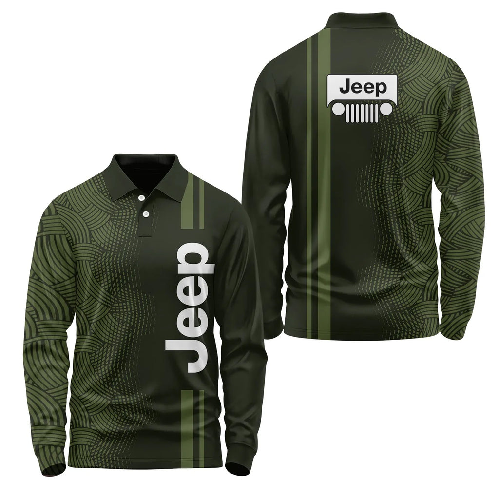 Jeep Long Sleeve Polo SC084