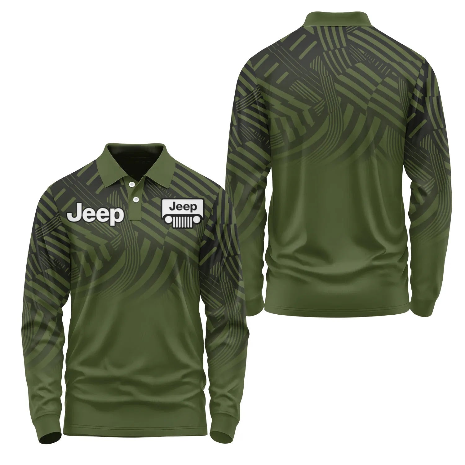 Jeep Long Sleeve Polo SC121